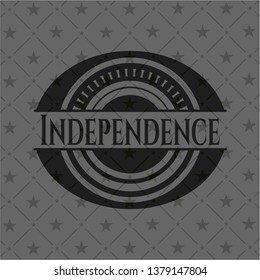 Independence dark badge