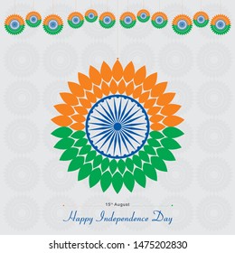 Independence day. 15th of august. India. Vector. Illustrations