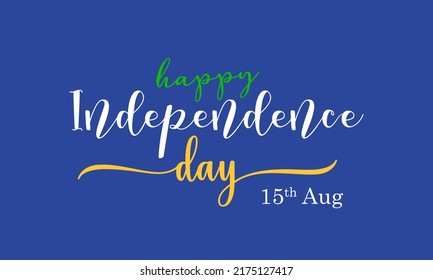 Día de la Independencia 15 de agosto. Plantilla de la fiesta del patriotismo indio para pancartas, tarjetas, afiches, antecedentes.