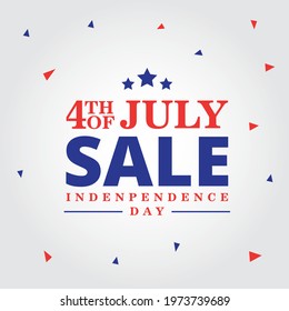 independence day 4 th of july invitation party background banner flyer social media sticker sale celebration of america