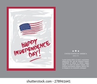 independence day 4 th july. Happy independence day!