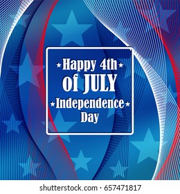 Independence day 4 th of july. Vector illustration.