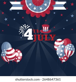 Independence day 4th july .