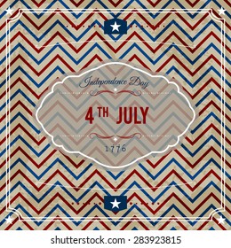 Independence Day 4-th July abstract party background. Vector
