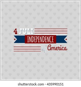 Independence Day 4-th July background.Vector