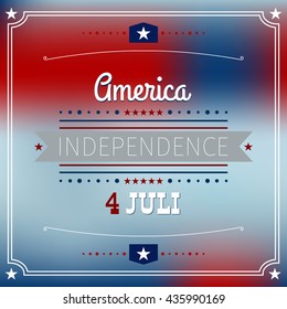 Independence Day 4-th July background.Vector