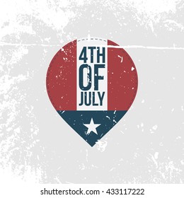 Independence Day 4th of July vintage Banner