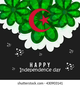 Independence day of Algeria. Vector illustration.