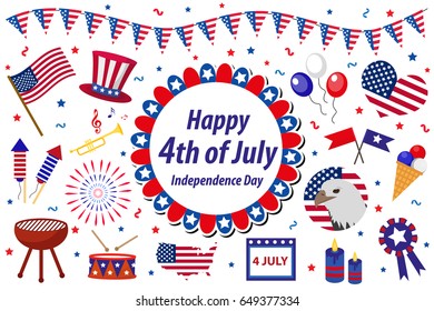 4th july icons Images, Stock Photos & Vectors | Shutterstock