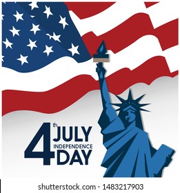 Independence day america. Happy veterans day. Detailed elements. Old retro vintage grunge. Scratched, damaged, dirty effect. Typographic labels, stickers, logos and badges. Flat vector.