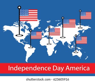 independence day america vector 