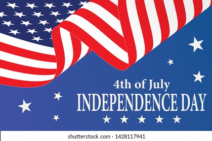 Independence Day American flag 4th july. Fourth of july  amercan flag independence day. American fourth july independence day, united states of america since 1776.