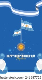 Día de la Independencia Argentina conmemora la declaración de independencia del país del gobierno español el 9 de julio de 1816.