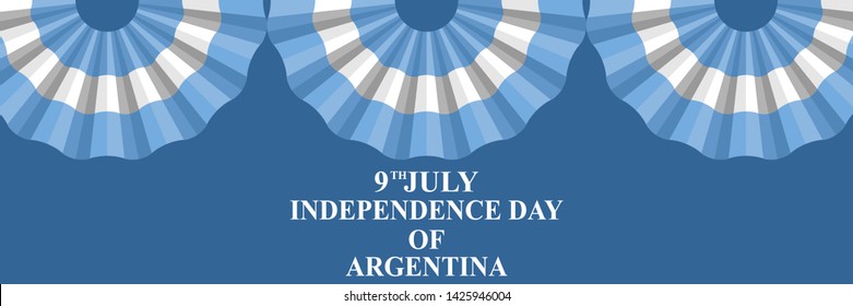 Independence day of Argentina vector illustration. Suitable for greeting card, poster and banner