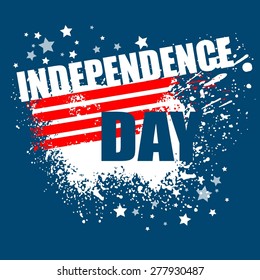 Independence Day Background. Abstract grunge vector. EPS 10.