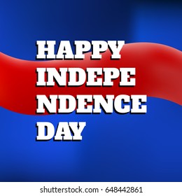 Independence day background badge logo