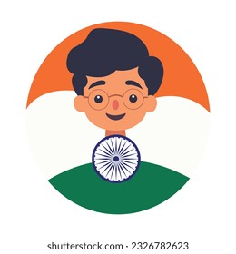 Independence day background and creative indian flag design vector art