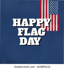 Independence day background with US flag