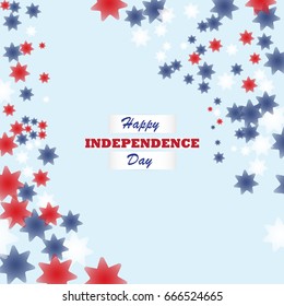 Independence day background. Usable for greeting cards, banners, print.