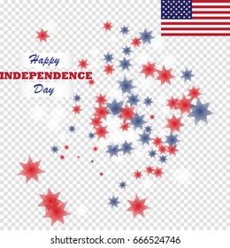 Independence day background. Usable for greeting cards, banners, print.