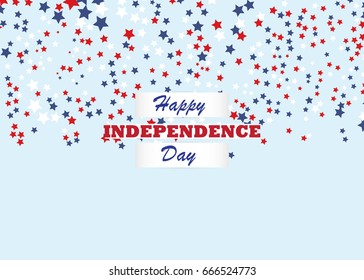 Independence day background. Usable for greeting cards, banners, print.