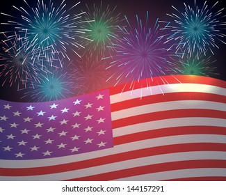 independence day background. vector eps10