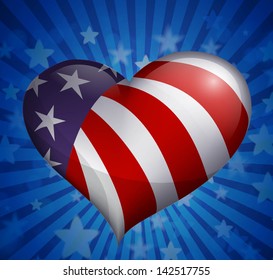 independence day background. Vector illustration