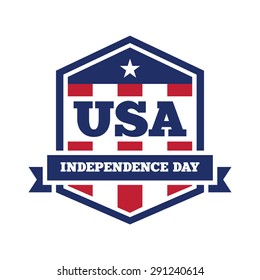 Independence Day Badge, USA