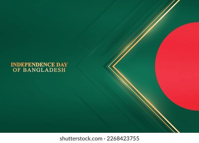 Antecedentes del Día de la Independencia de Bangladesh. Fondo de la ilustración del vector.