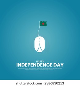 Independence Day of Bangladesh. Independence Day Creative Design For social media post.
