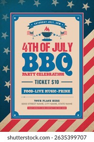 Independence Day Barbecue Invitation Design