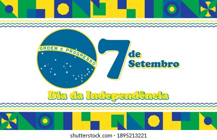 The Independence Day of Brazil (Portuguese: Dia da Independência), is a national holiday observed in Brazil on 7 September of every year. Vector EPS 10.