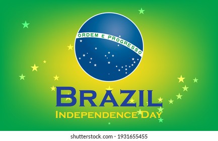 The Independence Day of Brazil (Portuguese: Dia da Independência), is a national holiday observed in Brazil on 7 September of every year. Vector EPS 10.