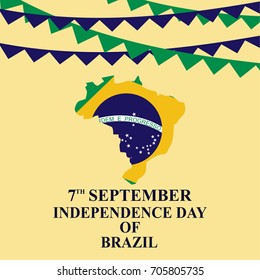 Independence day of Brazil vector illustration