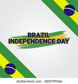 día de la independencia brasil,Diseño con bandera brasil, tarjeta, banner, diseño de fondo
