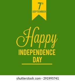 Independence Day.Use for brochures, printed materials, icons, logos, signs, elements, etc. Flag of Brazil
