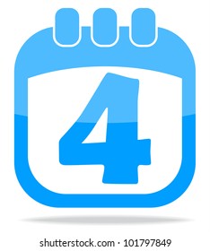 Independence Day calendar icon