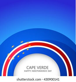 Independence day of cape verde. Vector illustration.