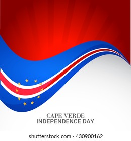 Independence day of cape verde. Vector illustration.