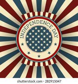 independence day card. vector illustration