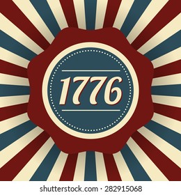 independence day card. vector illustration