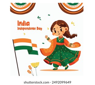 Independence Day is celebrated annually on 15 August as a public holiday in India commemorating the nation’s independence from the United Kingdom on 15 August 1947