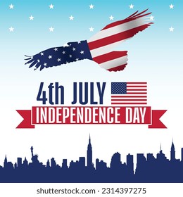 Independence Day, celebrated on July 4th, is a significant national holiday in the United States commemorating the country's declaration of independence from British rule. 
