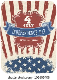 Independence Day Celebration Poster. Vector illustration, EPS 10