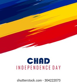 Independence Day of Chad Abstract Background
