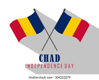 Independence Day of Chad Abstract Background