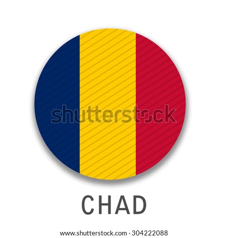 Independence Day of Chad Abstract Background
