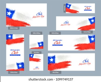 Independence Day of Chile Background Design.