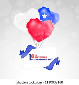 Independence Day of Chile Background Design.