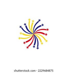 símbolo del símbolo del símbolo del conjunto de iconos del día de la independencia de Colombia 